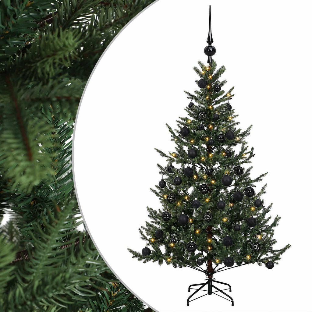vidaXL Sztuczna choinka z bombką 150 cm 150 LED Ciepła biel
