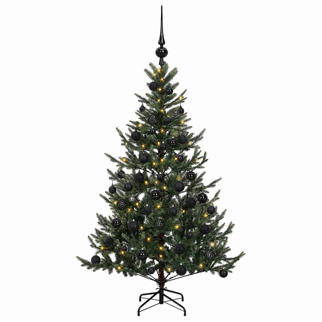 vidaXL Sztuczna choinka z bombką 150 cm 150 LED Ciepła biel