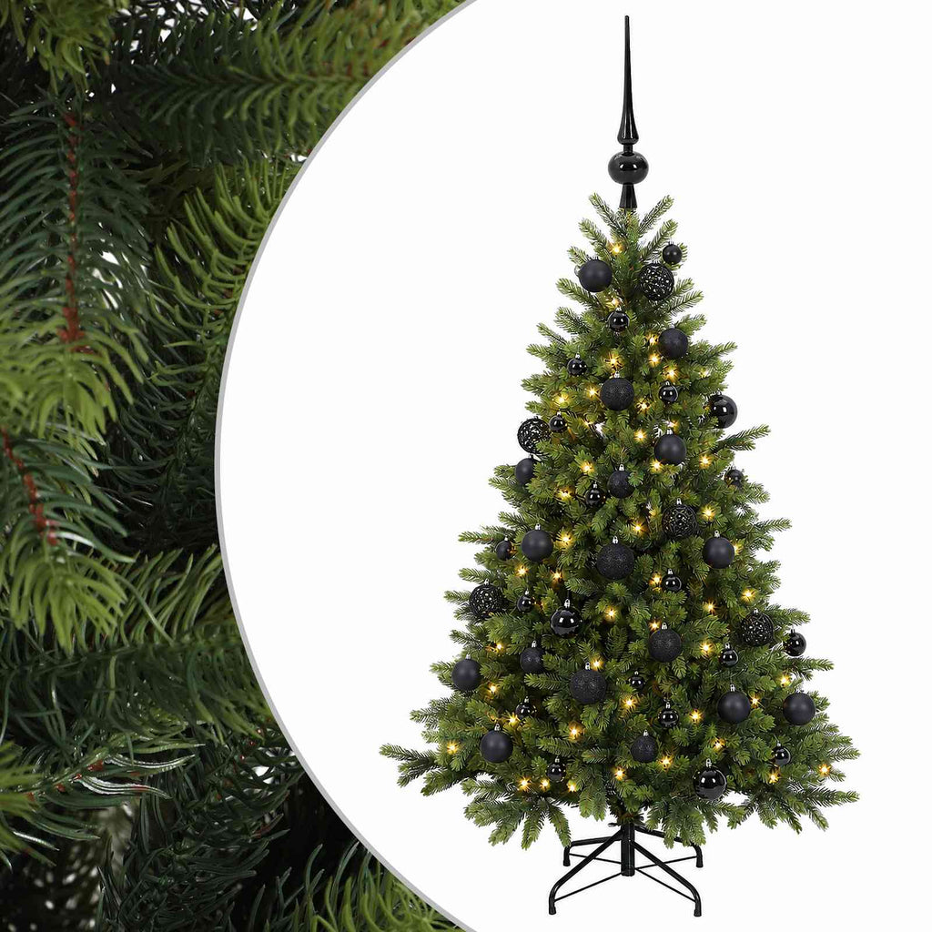 vidaXL Sztuczna choinka z bombką 150 cm 150 LED Ciepła biel