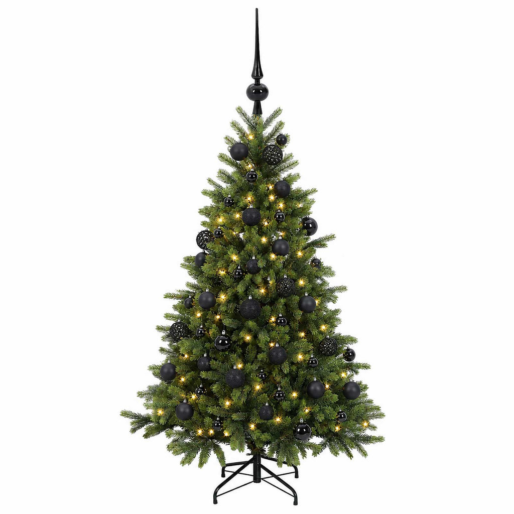 vidaXL Sztuczna choinka z bombką 150 cm 150 LED Ciepła biel