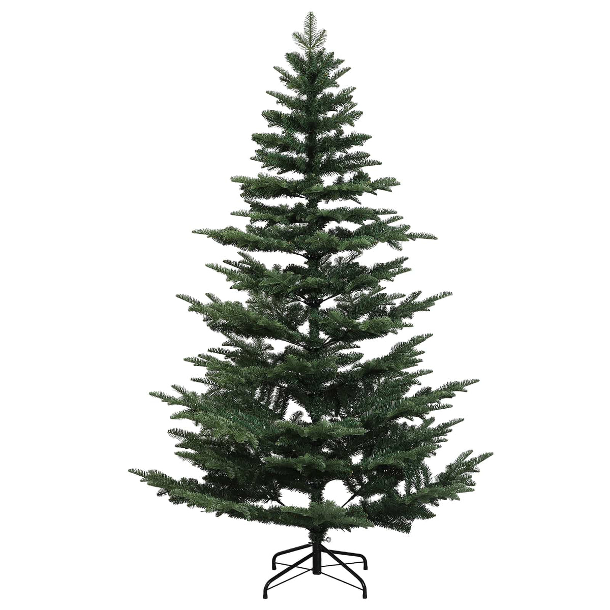 vidaXL Sztuczna choinka z bombką 150 cm 150 LED Ciepła biel PE i PVC