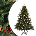 vidaXL Sztuczna choinka z bombką 150 cm 150 LED Ciepła biel