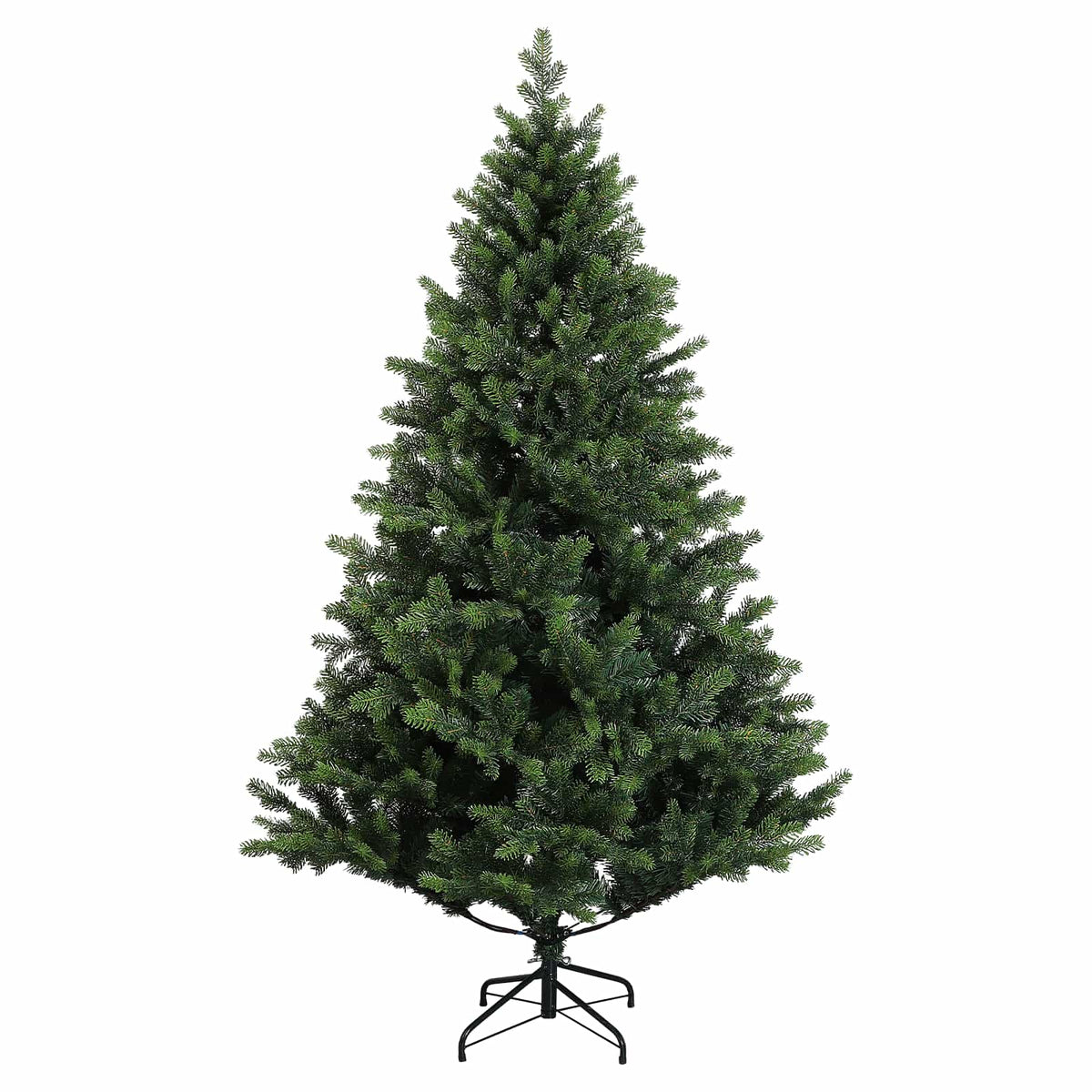 vidaXL Sztuczna choinka z bombkami 120 cm 150 LED Ciepła biel