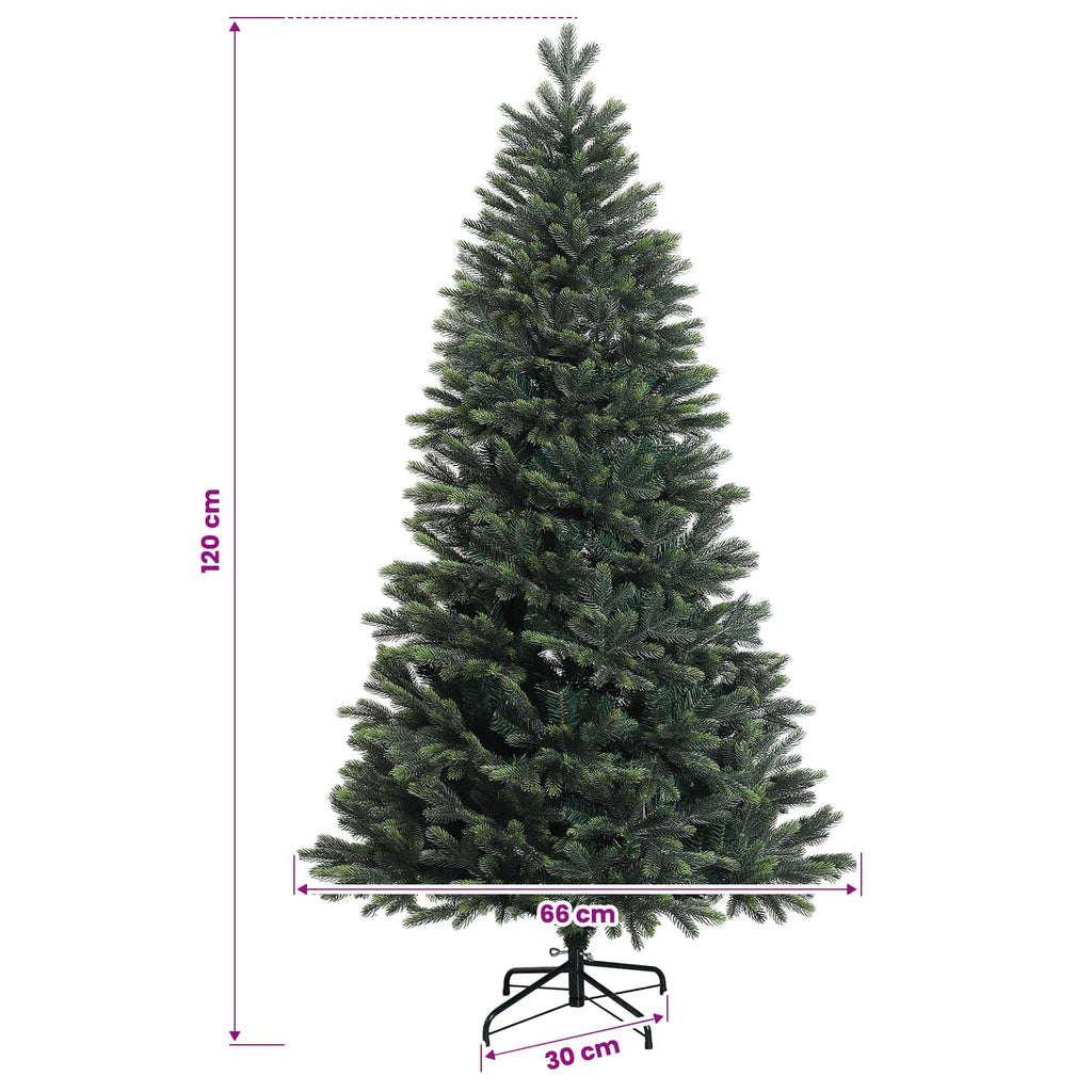 vidaXL Sztuczna choinka z bombkami 120 cm 150 LED Ciepła biel