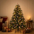 vidaXL Sztuczna choinka zielona z bombką 180 cm 300 LED Ciepła biel