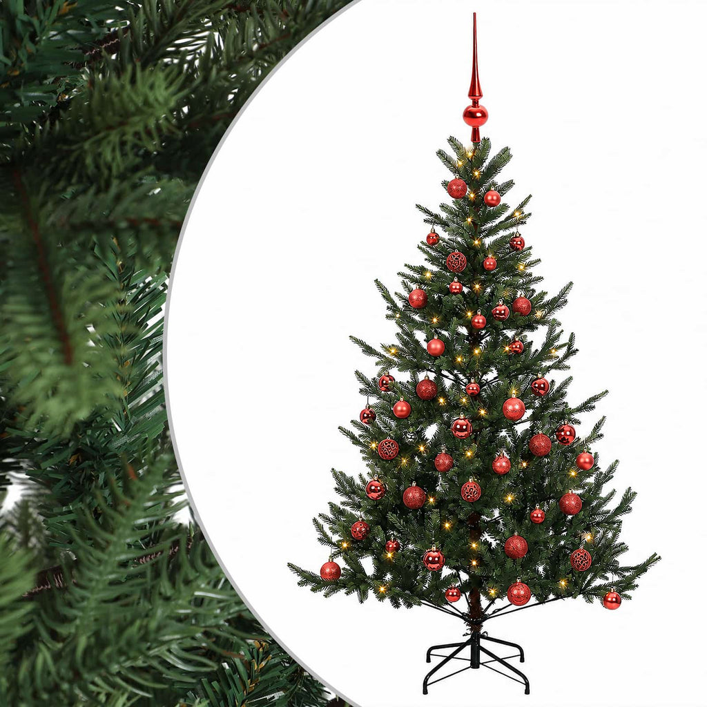vidaXL Sztuczna choinka z bombką 150 cm 150 LED Ciepła biel