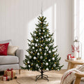 vidaXL Sztuczna choinka z bombką 150 cm 150 LED Ciepła biel