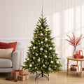 vidaXL Sztuczna choinka z bombką 150 cm 150 LED Ciepła biel