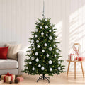 vidaXL Sztuczna choinka z bombką 150 cm 150 LED Ciepła biel