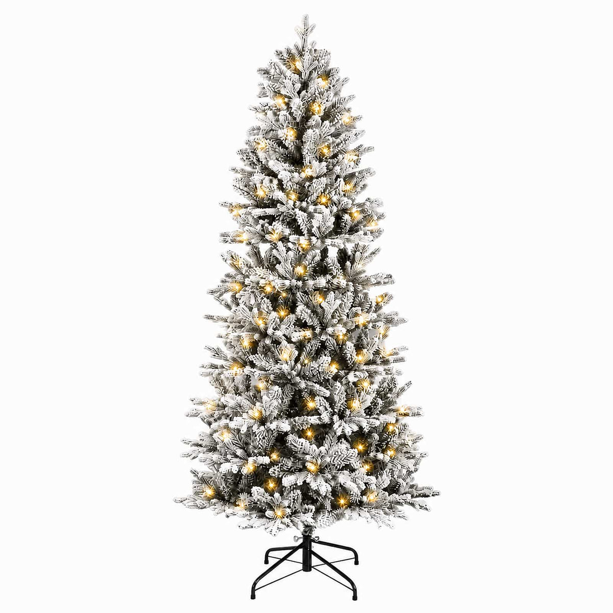 vidaXL Sztuczna choinka z zawiasami 180 cm 300 LED Ciepła biel