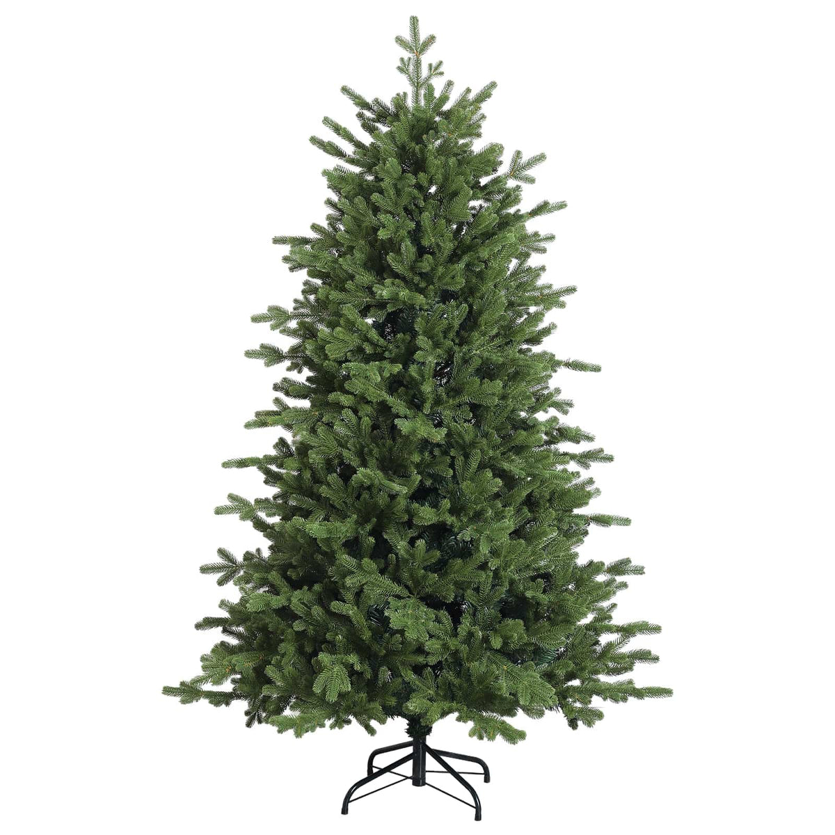 vidaXL Sztuczna choinka z zawiasami 180 cm 300 LED Ciepła biel