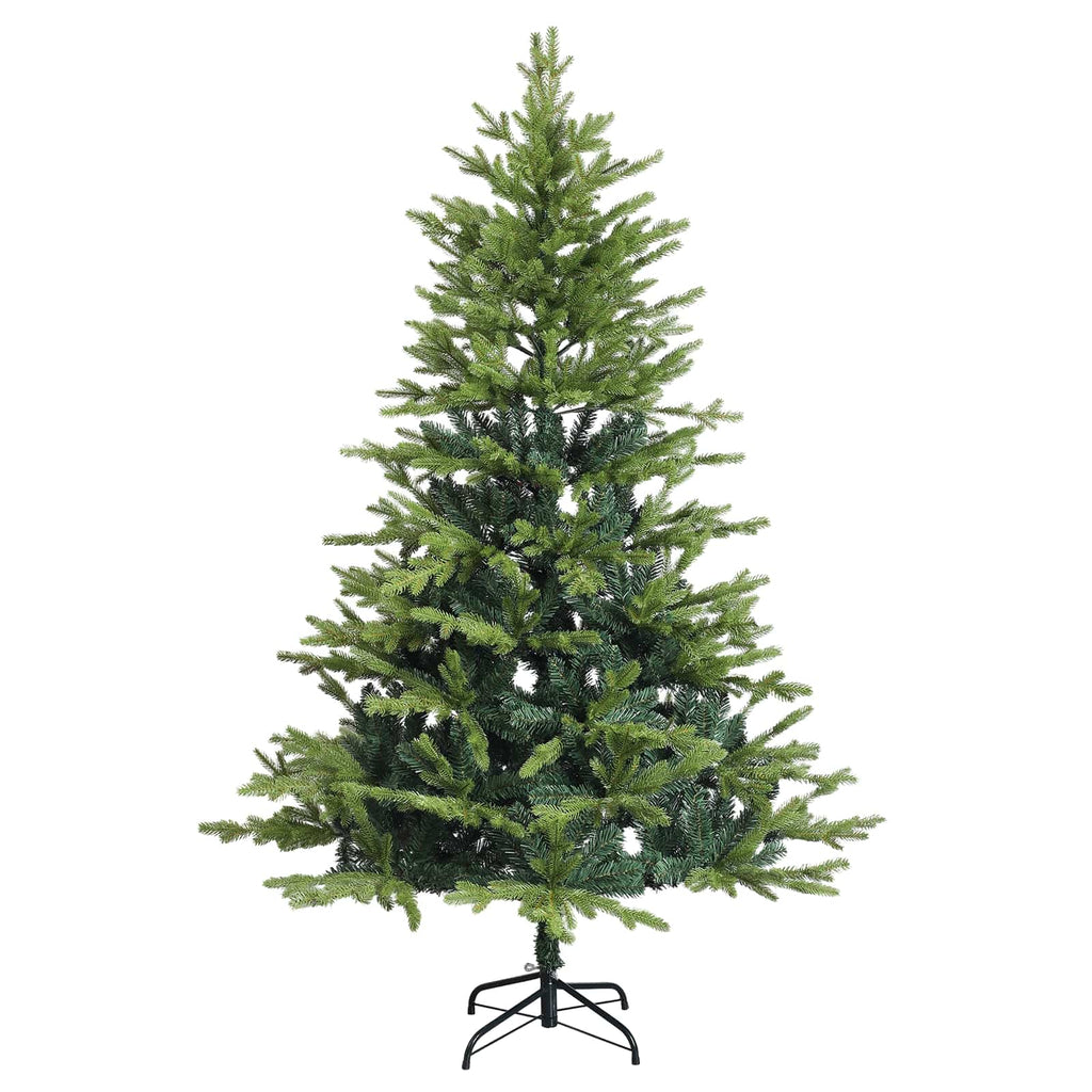 vidaXL Sztuczna choinka z bombkami 180 cm 300 LED Ciepła biel
