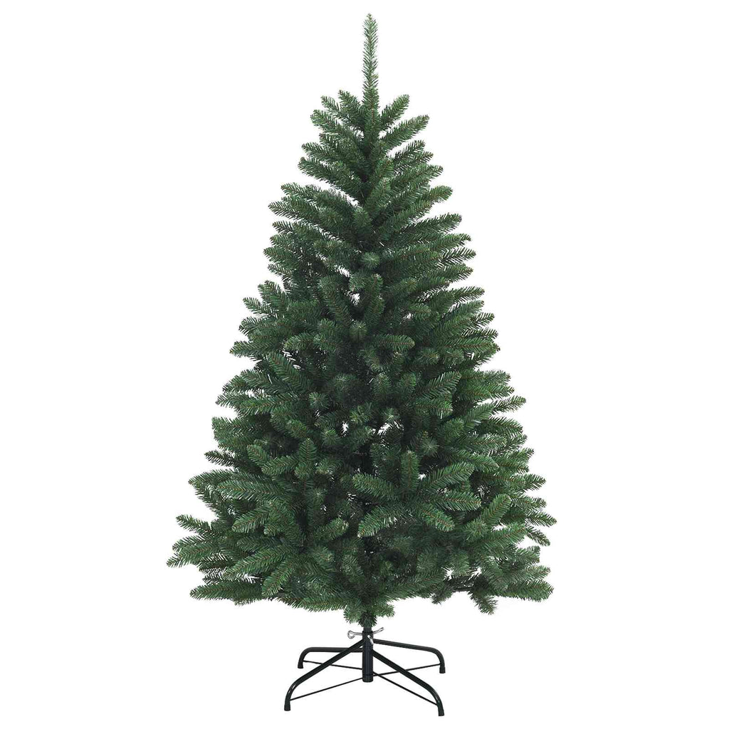 vidaXL Sztuczna choinka, średniozielona, z bombkami 180 cm 300 LED