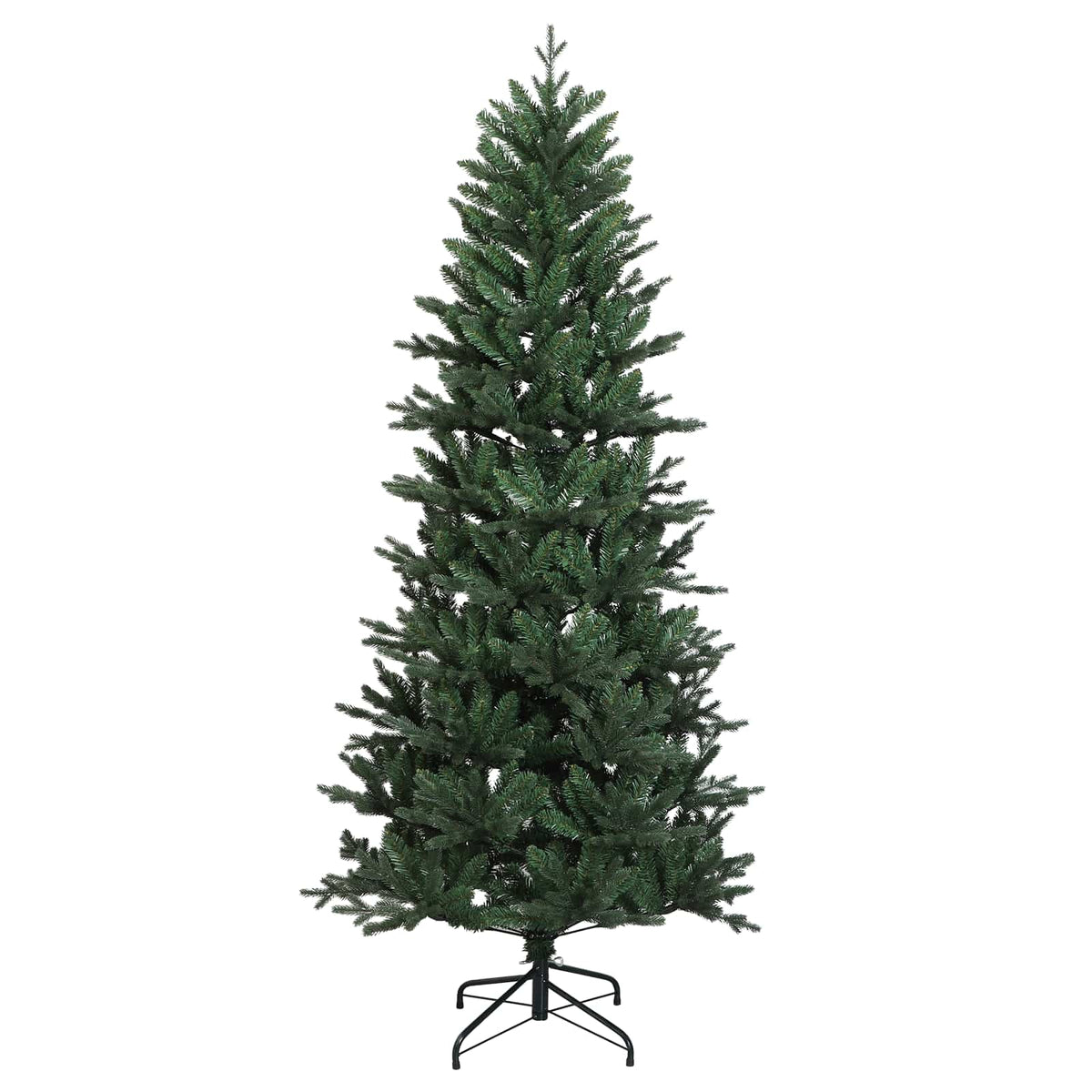 vidaXL Sztuczna choinka z bombką 180 cm 300 LED Ciepła biel PVC i PE