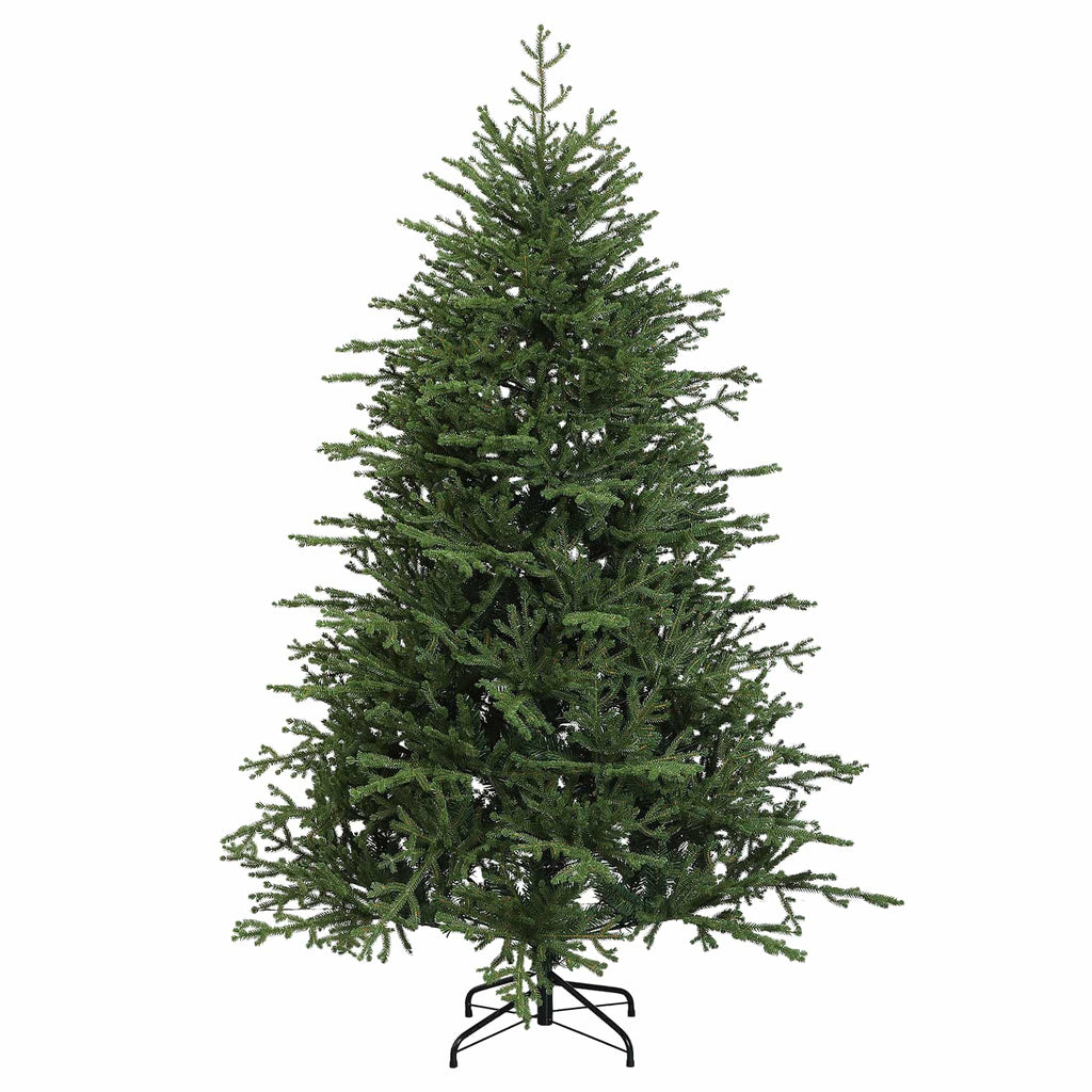 vidaXL Sztuczna choinka z bombką 210 cm 300 LED Ciepła biel
