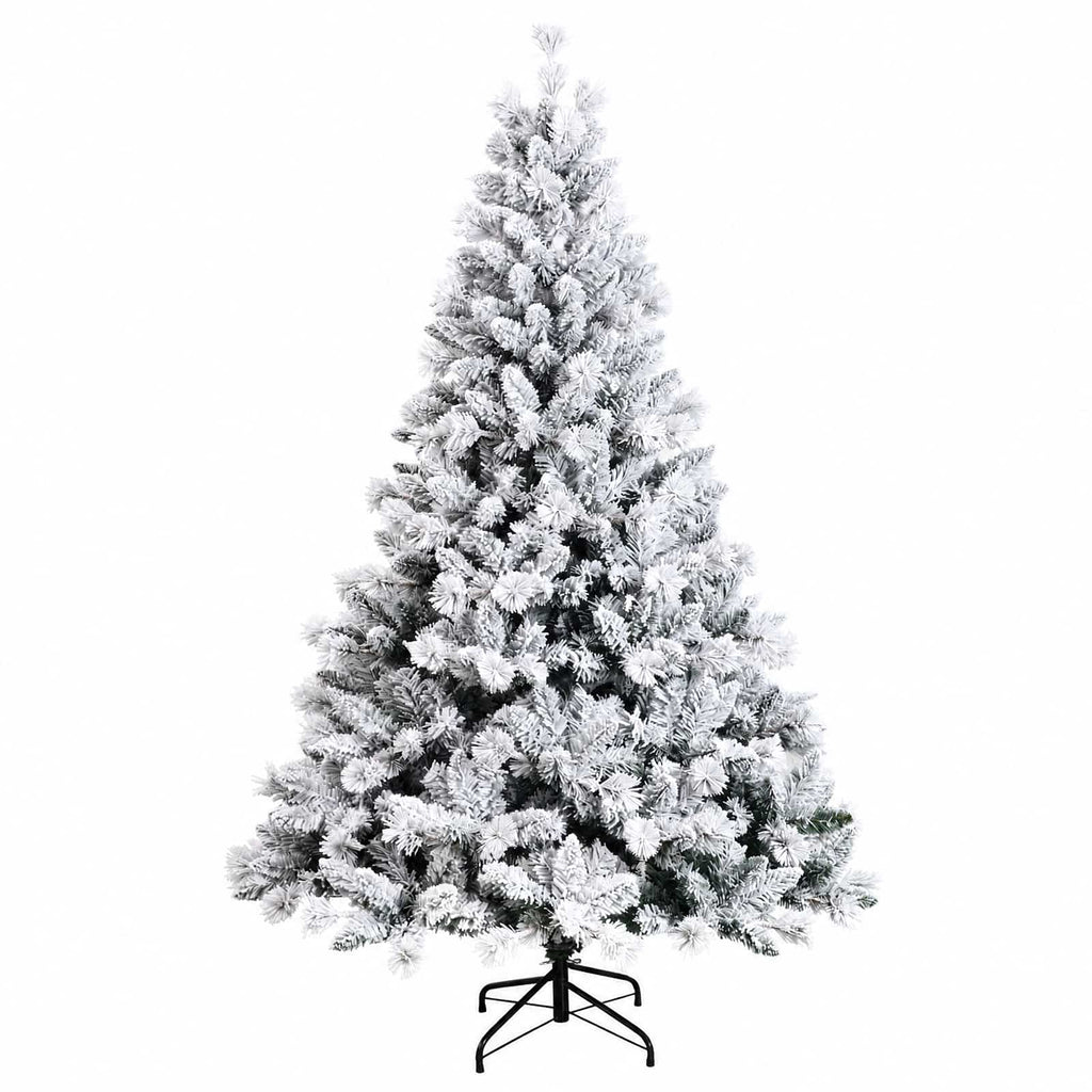 vidaXL Sztuczna choinka z bombkami 180 cm 300 LED Ciepła biel
