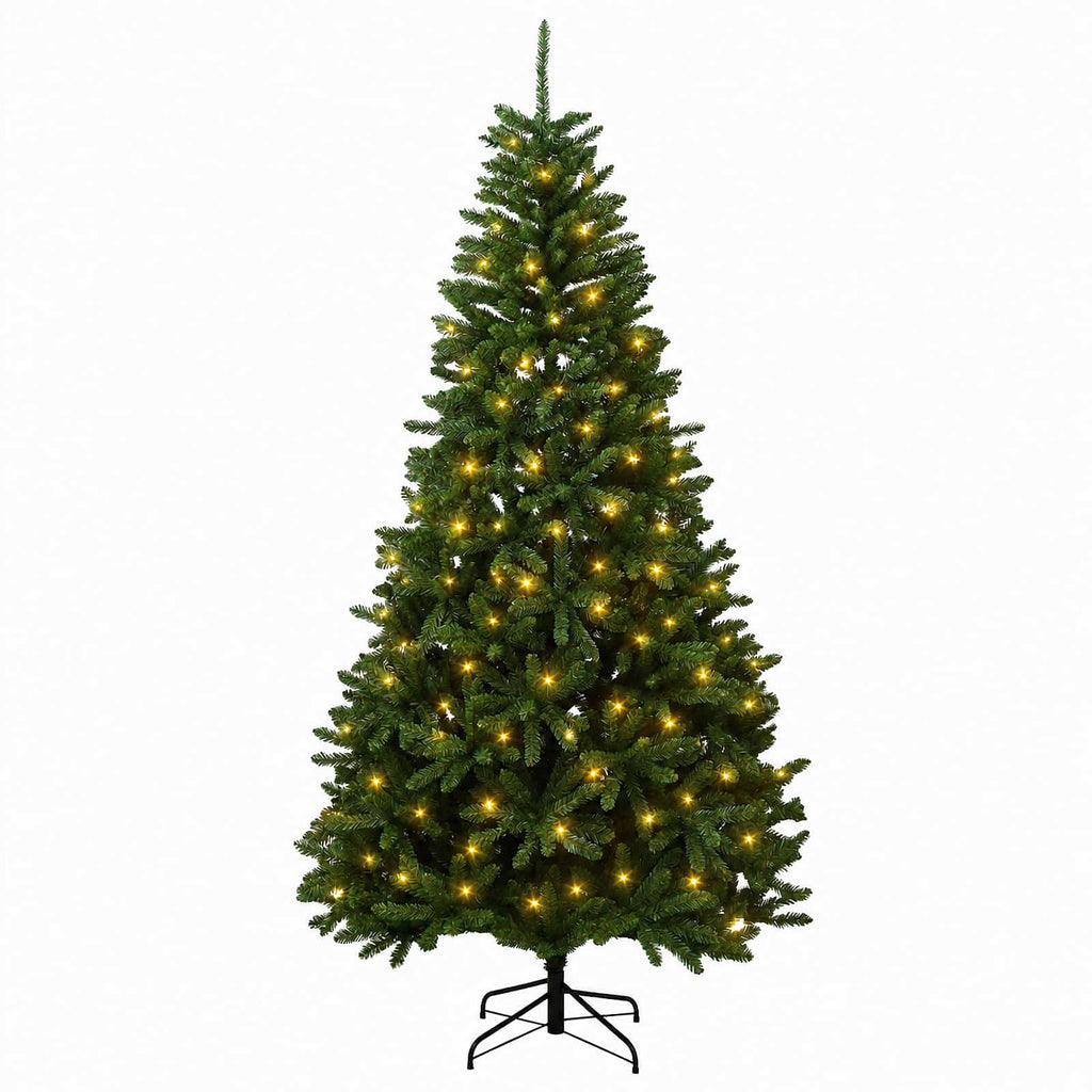 vidaXL Sztuczna choinka na zawiasach, średniozielona 300 cm 600 LED