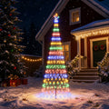 vidaXL Choinka świąteczna LED 300 cm 350 LED Wielokolorowy Żelazo