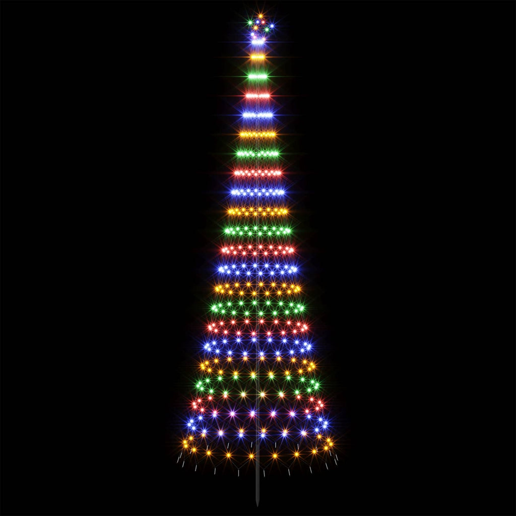 vidaXL Choinka świąteczna LED 400 cm 450 LED Wielokolorowy Żelazo