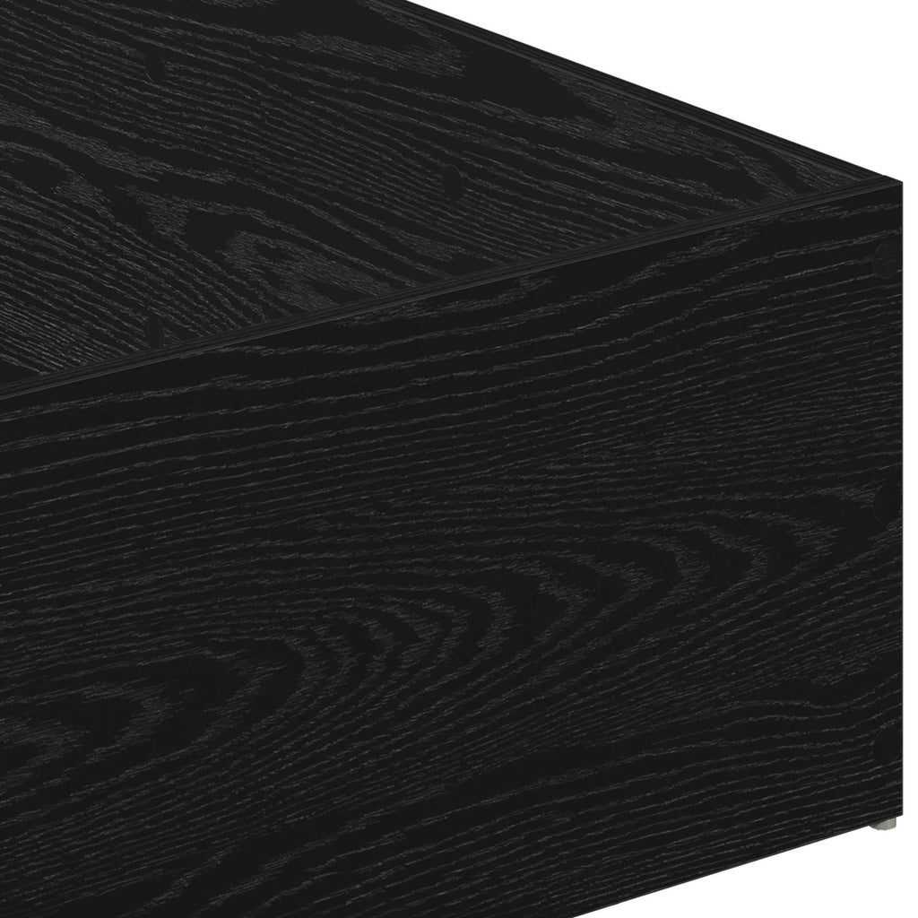 vidaXL Obudowa łóżka do regulowanego stelaża Czarny dąb 70 x 200 cm