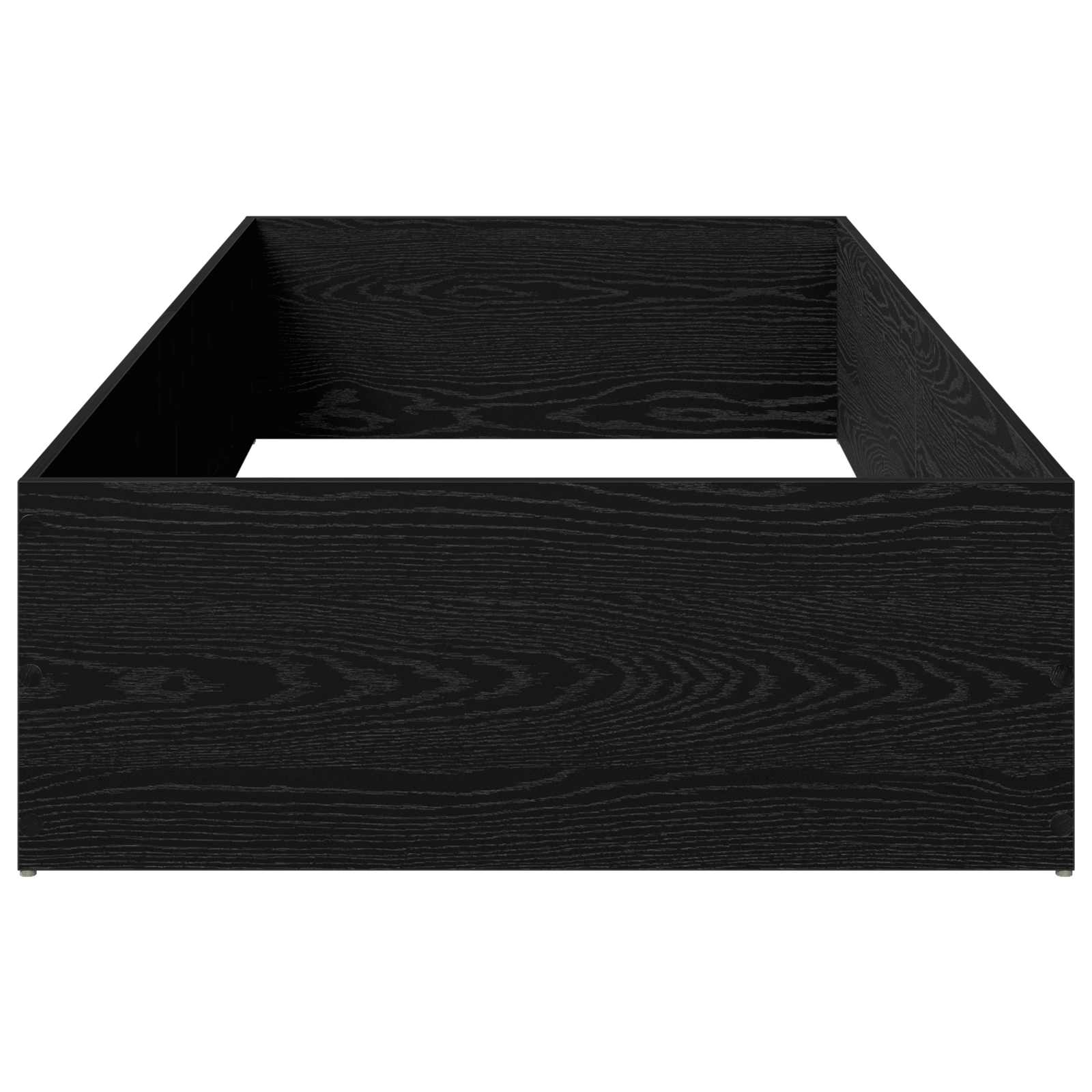 vidaXL Obudowa łóżka do regulowanego stelaża Czarny dąb 70 x 200 cm