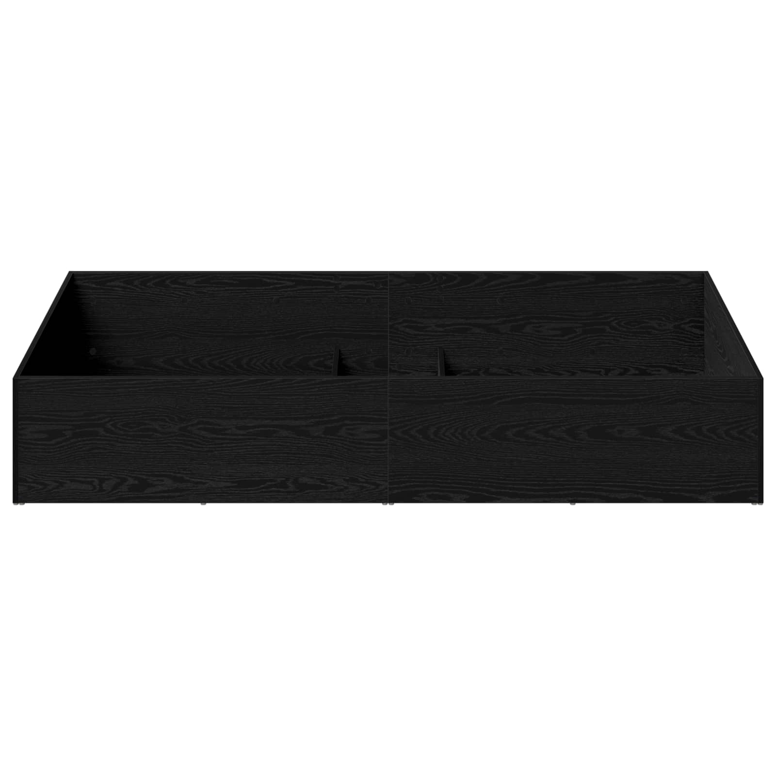 vidaXL Obudowa łóżka do regulowanego stelaża Czarny dąb 70 x 200 cm