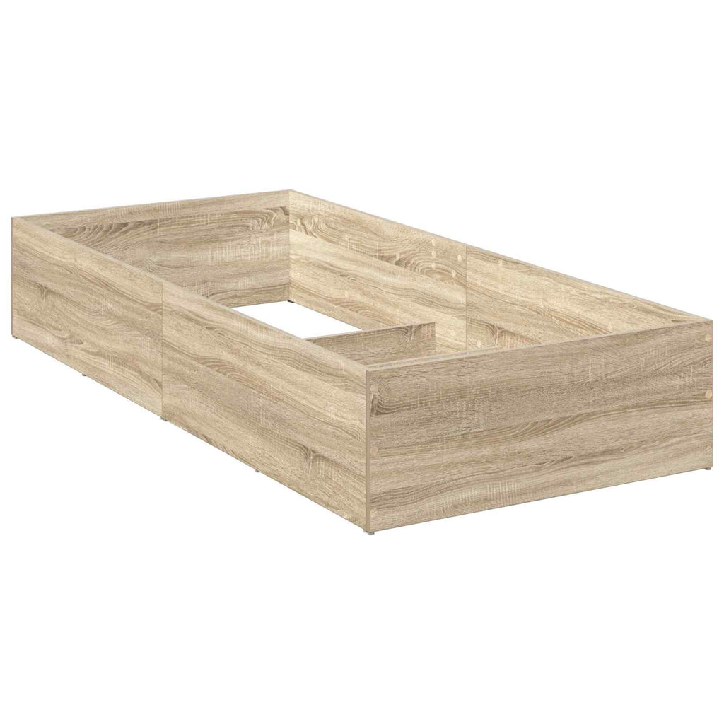vidaXL Obudowa łóżka do regulowanego stelaża dąb Sonoma 70 x 200 cm