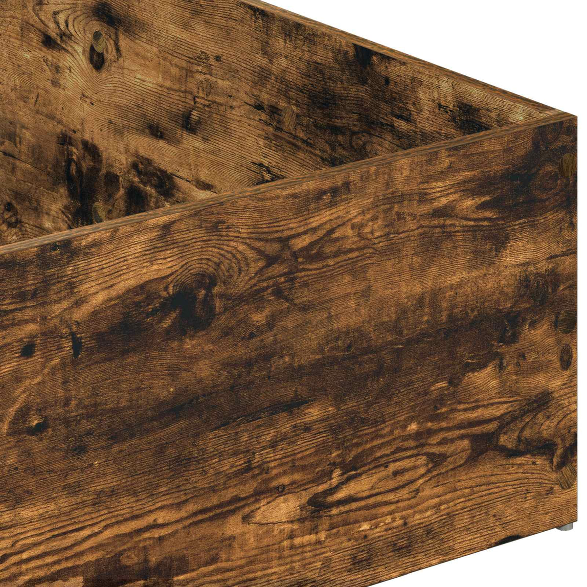 vidaXL Obudowa łóżka do regulowanego stelaża Dąb wędzony 100 x 190 cm