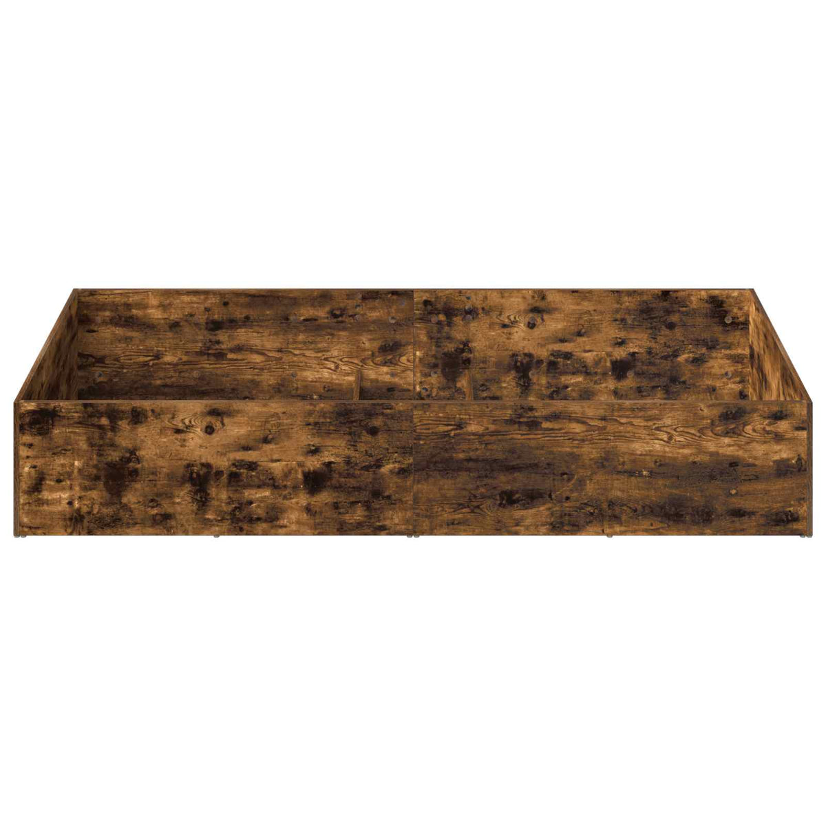 vidaXL Obudowa łóżka do regulowanego stelaża Dąb wędzony 100 x 190 cm