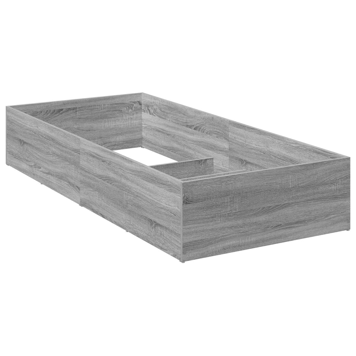 vidaXL Obudowa łóżka do regulowanego stelaża Szary Sonoma 100 x 190 cm