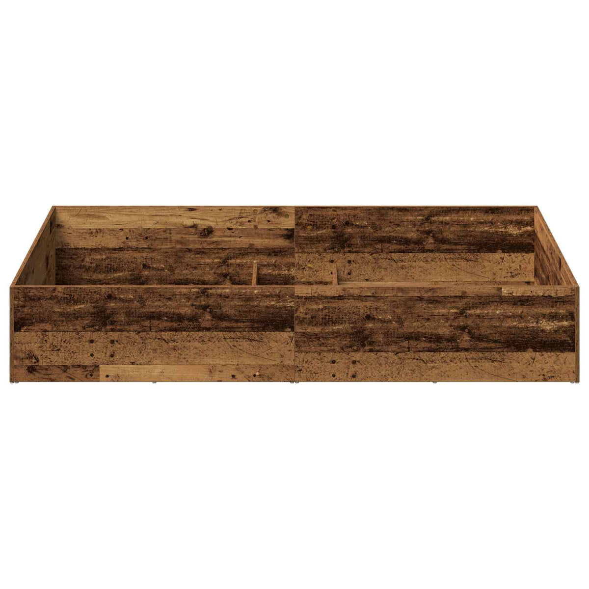 vidaXL Obudowa łóżka do regulowanego stelaża Stare drewno 100 x 190 cm
