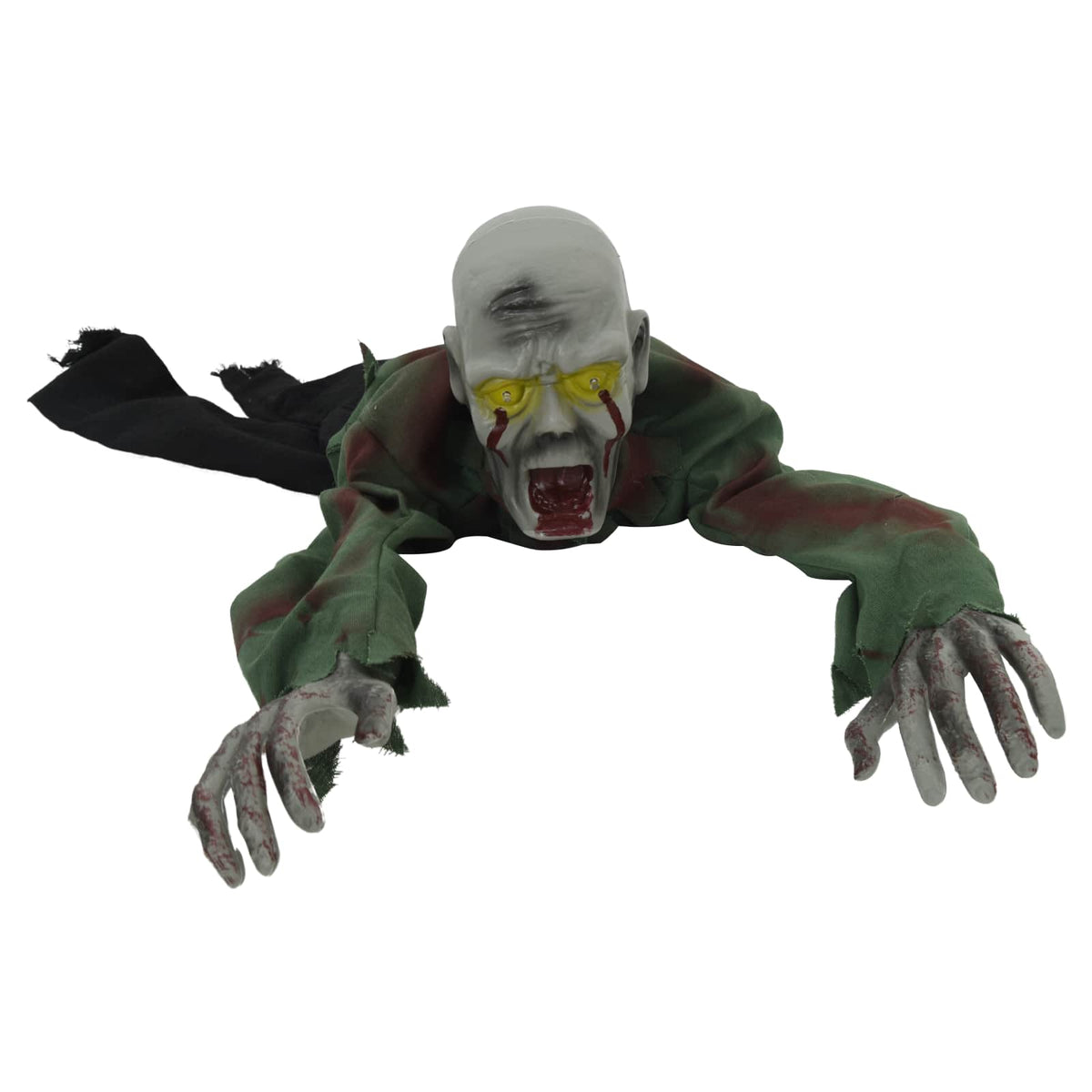 vidaXL Halloween Chodzące Zombie SPOOKA zielony 110 x 50 x 21 cm