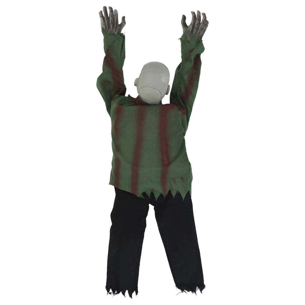 vidaXL Halloween Chodzące Zombie SPOOKA zielony 110 x 50 x 21 cm