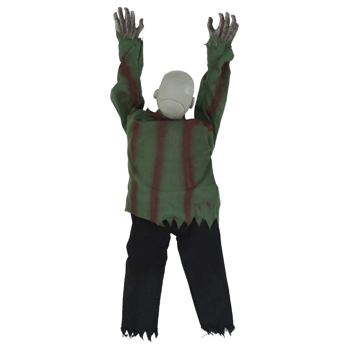 vidaXL Halloween Chodzące Zombie SPOOKA zielony 110 x 50 x 21 cm