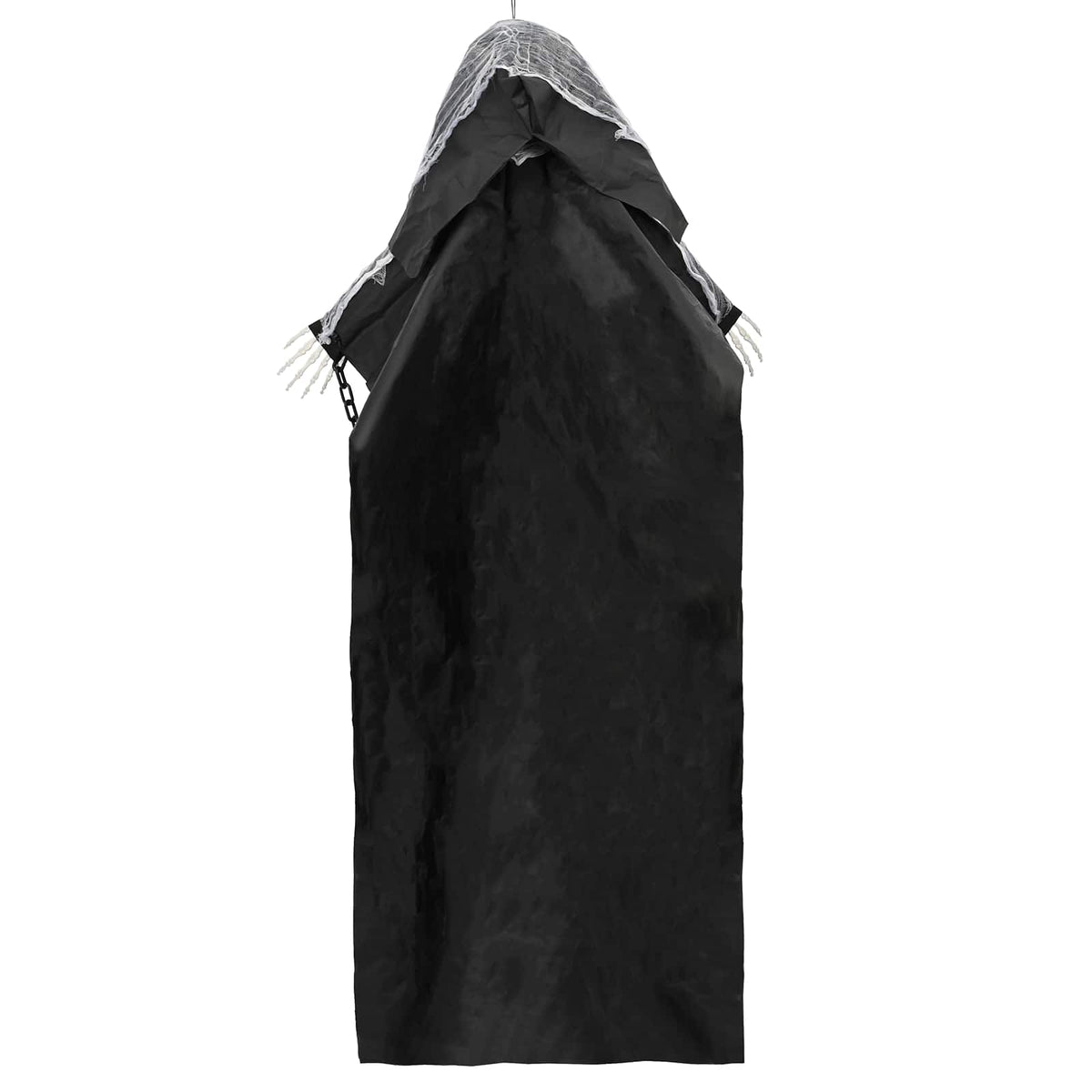 vidaXL Wiszący ponury żniwiarz na Halloween SPOOKA Czarny 112 x 164 cm