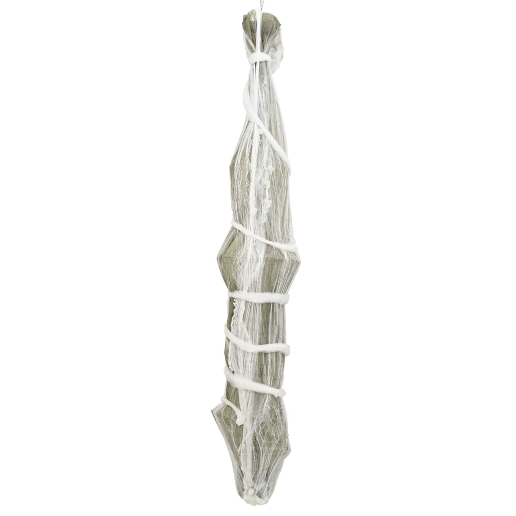 vidaXL Wiszący trup w kokonie SPOOKA Jasnozielony 180 cm Pianka