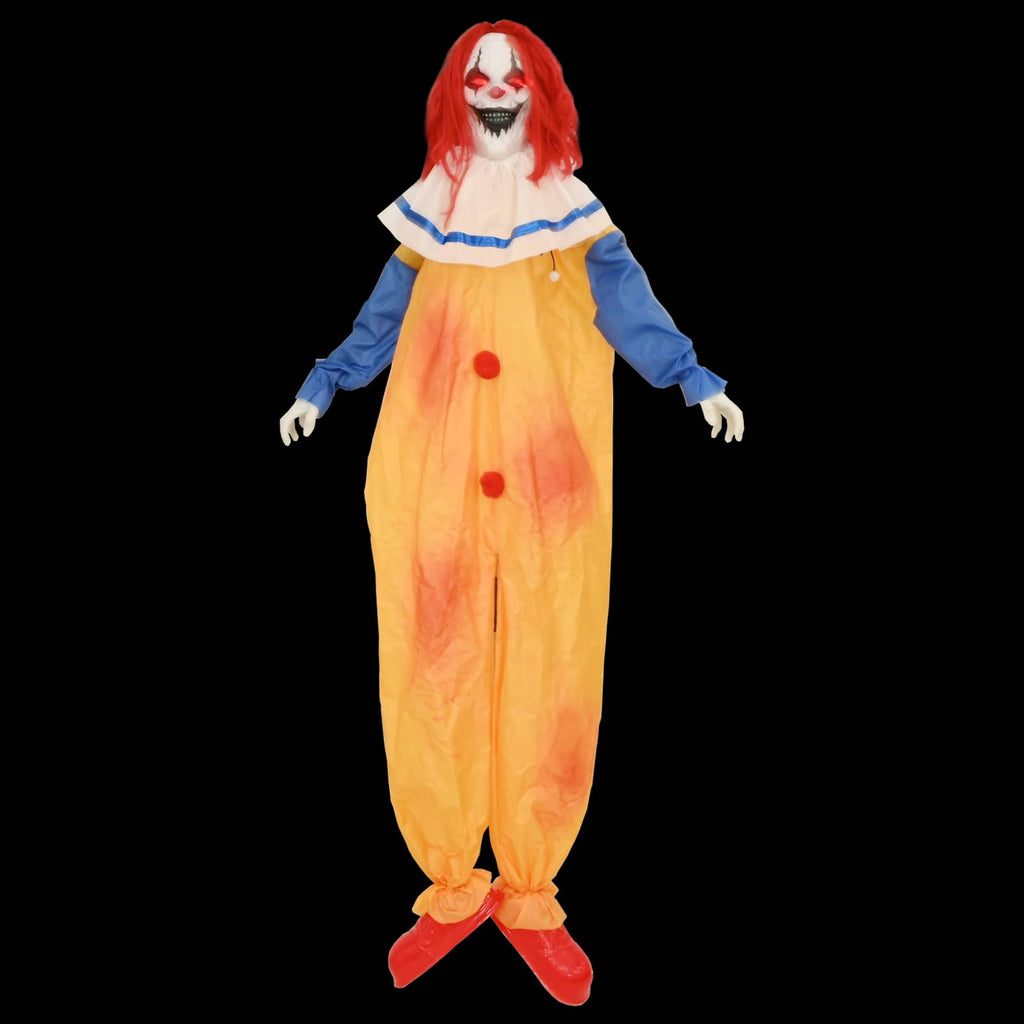 vidaXL Straszny klaun na Halloween SPOOKA Żółty i Niebieski