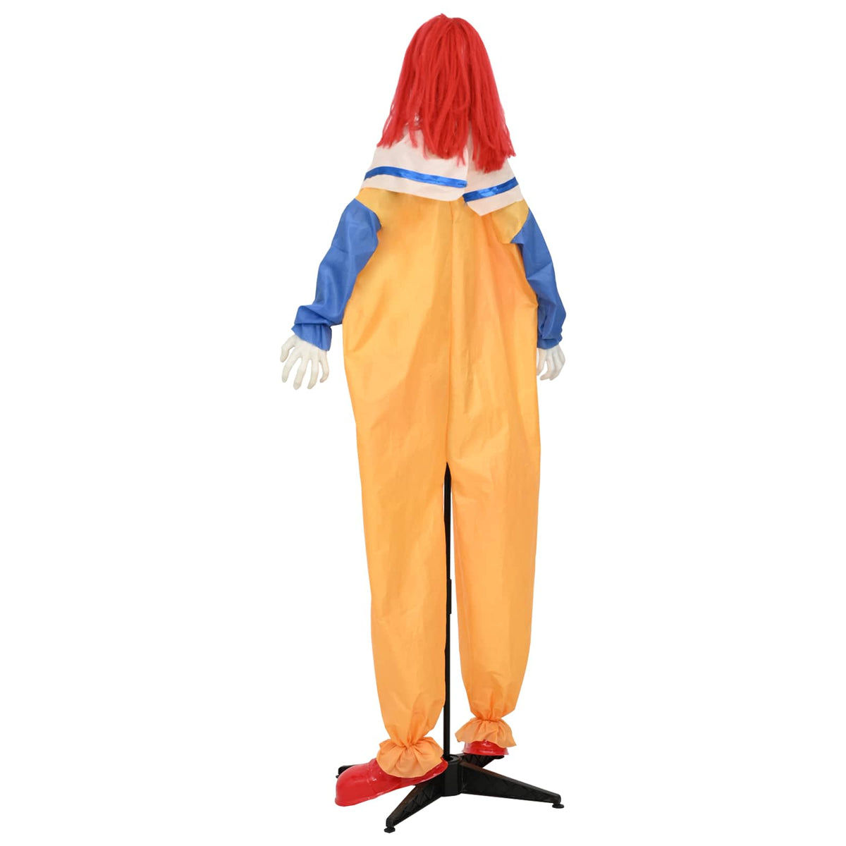 vidaXL Straszny klaun na Halloween SPOOKA Żółty i Niebieski