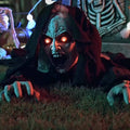 vidaXL Halloween Chodzące Zombie SPOOKA Czarny 41 x 130 x 24 cm