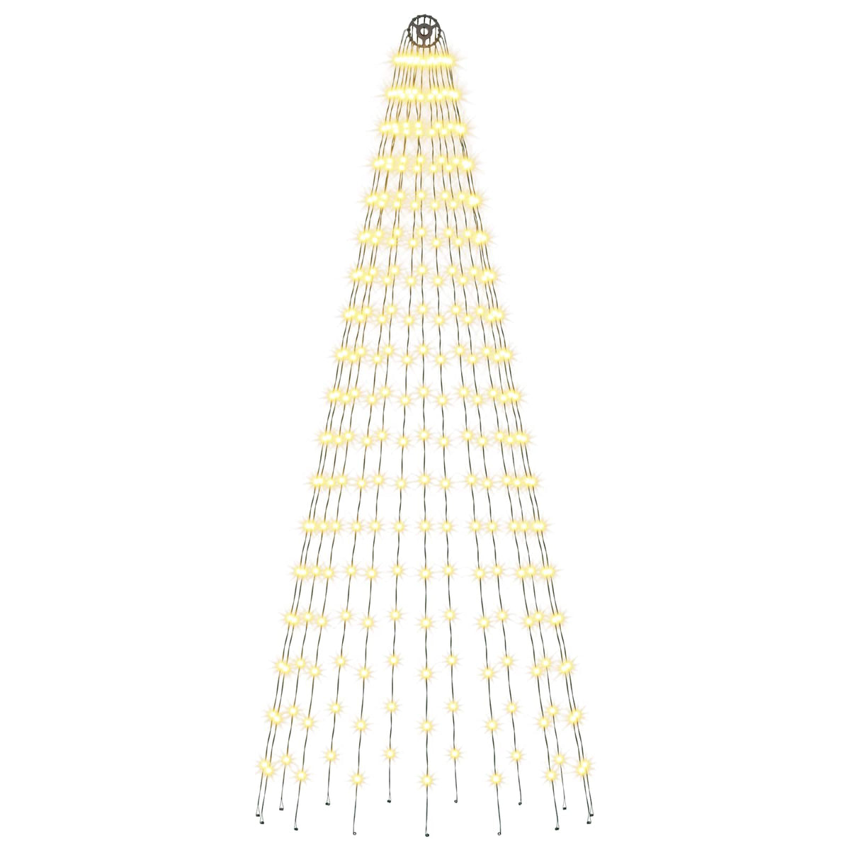 vidaXL Oświetlenie choinkowe ze szpilkami 270 LED Ciepła biel i