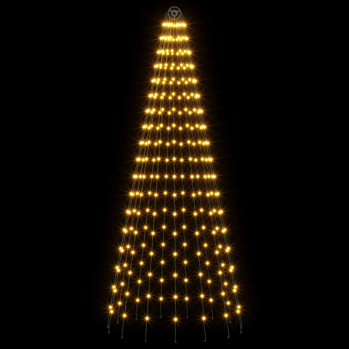 vidaXL Oświetlenie choinkowe ze szpilkami 270 LED Ciepła biel i