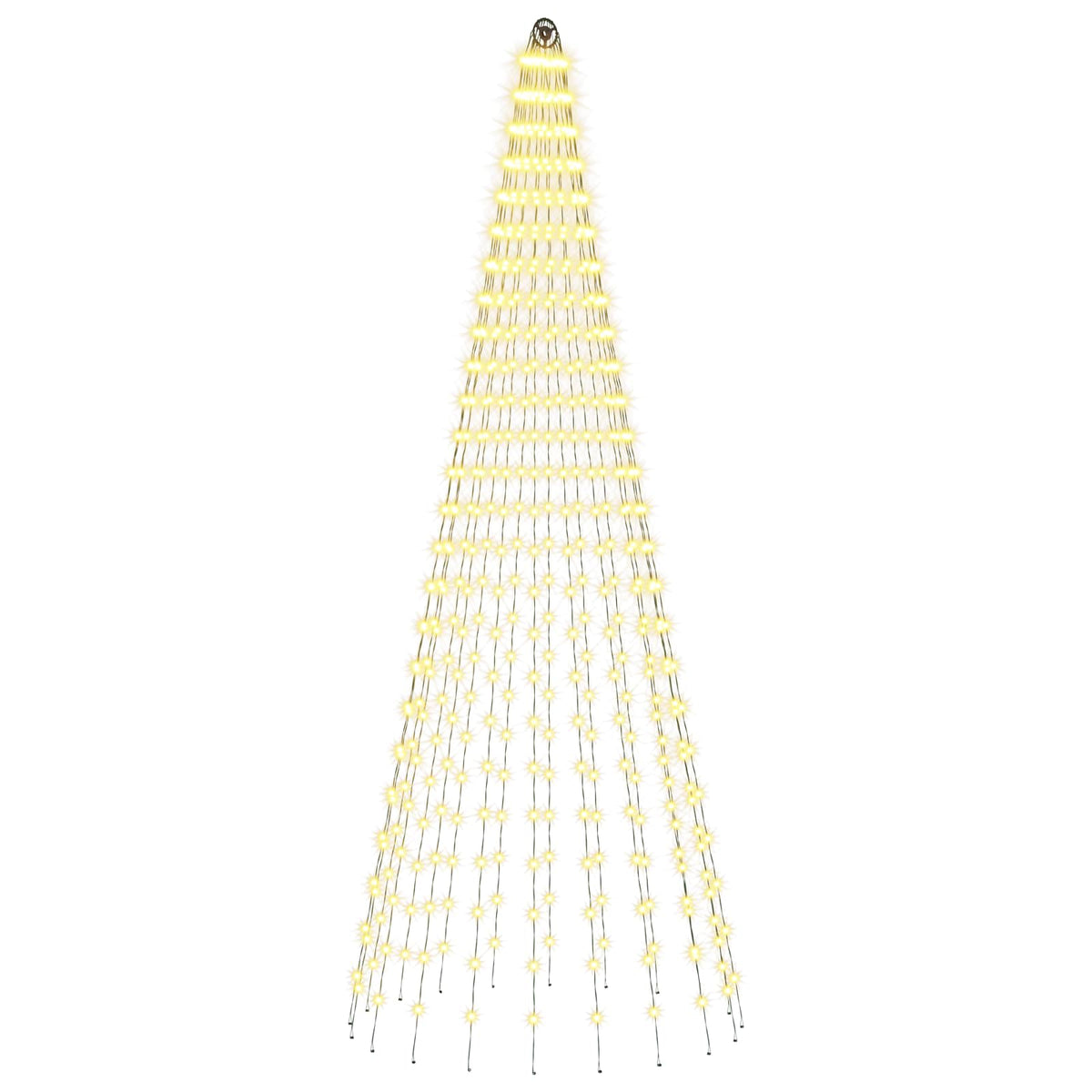 vidaXL Oświetlenie choinkowe ze szpilkami 500 LED Ciepła biel i