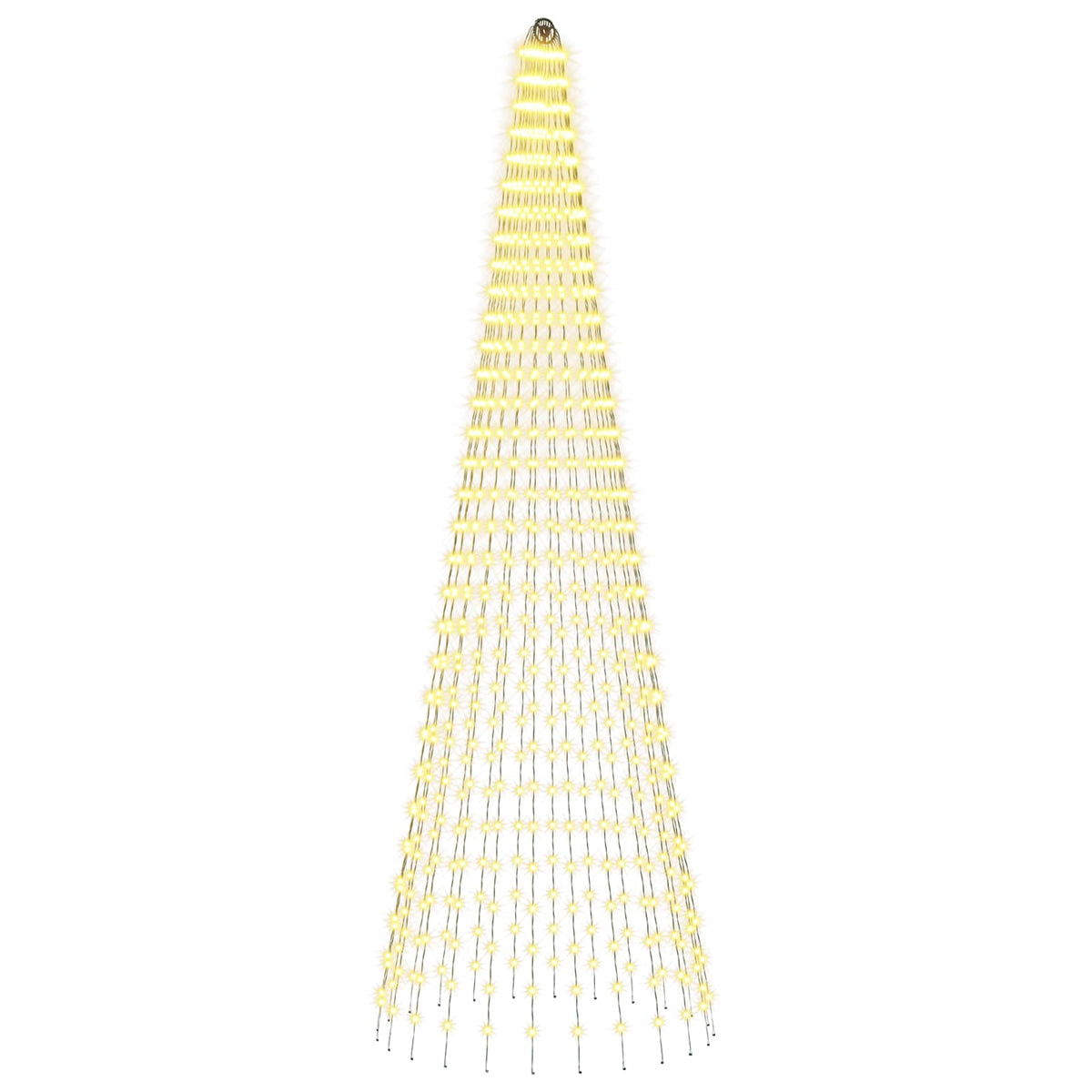 vidaXL Oświetlenie choinkowe ze szpilkami 744 LED Ciepła biel i