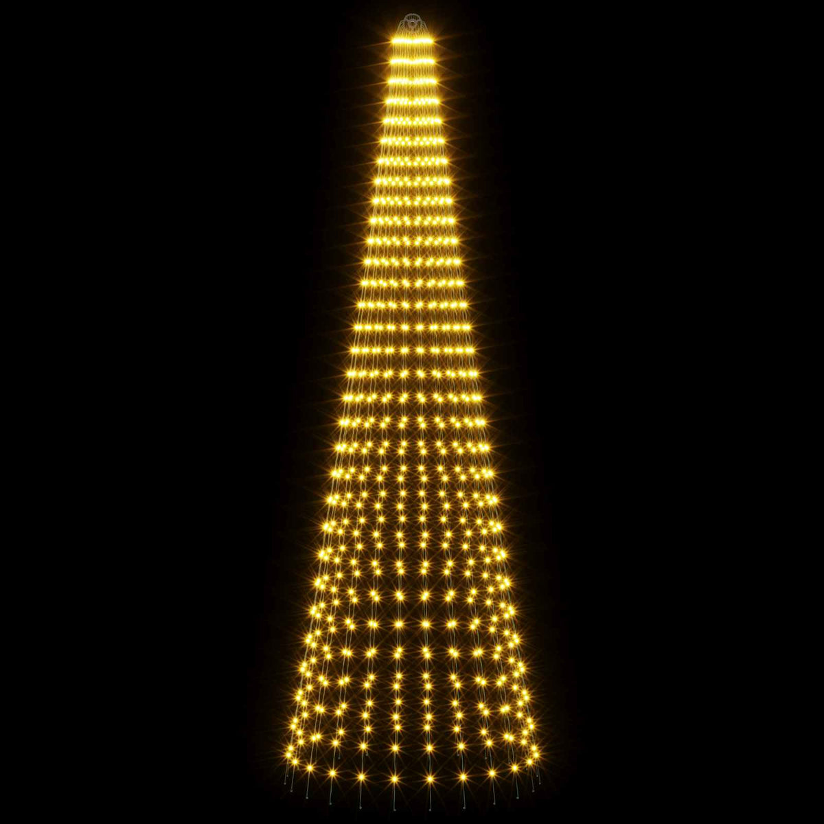 vidaXL Oświetlenie choinkowe ze szpilkami 744 LED Ciepła biel i