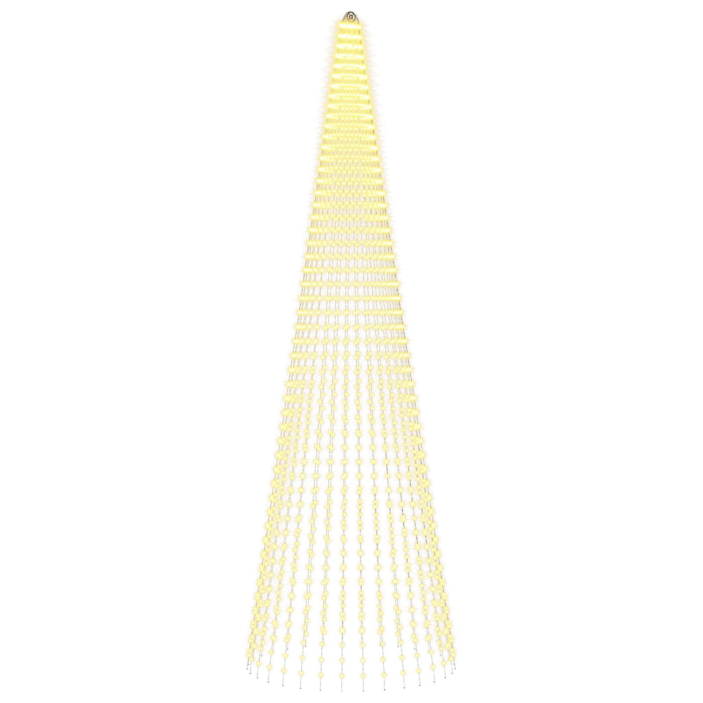 vidaXL Oświetlenie choinkowe ze szpilkami 1632 LED Ciepła biel i