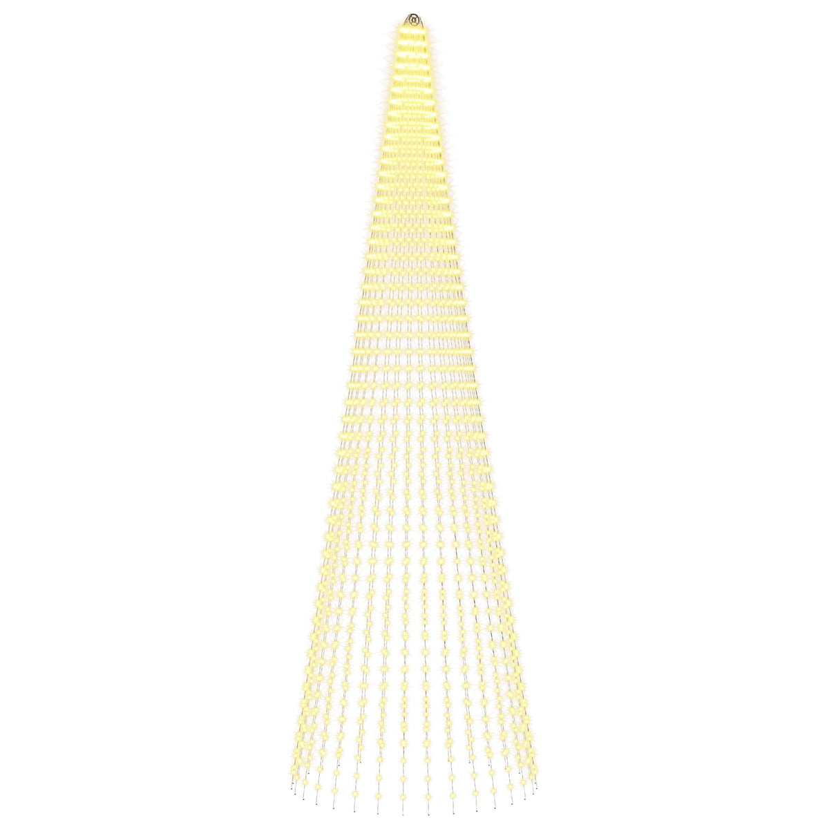 vidaXL Oświetlenie choinkowe ze szpilkami 1632 LED Ciepła biel i