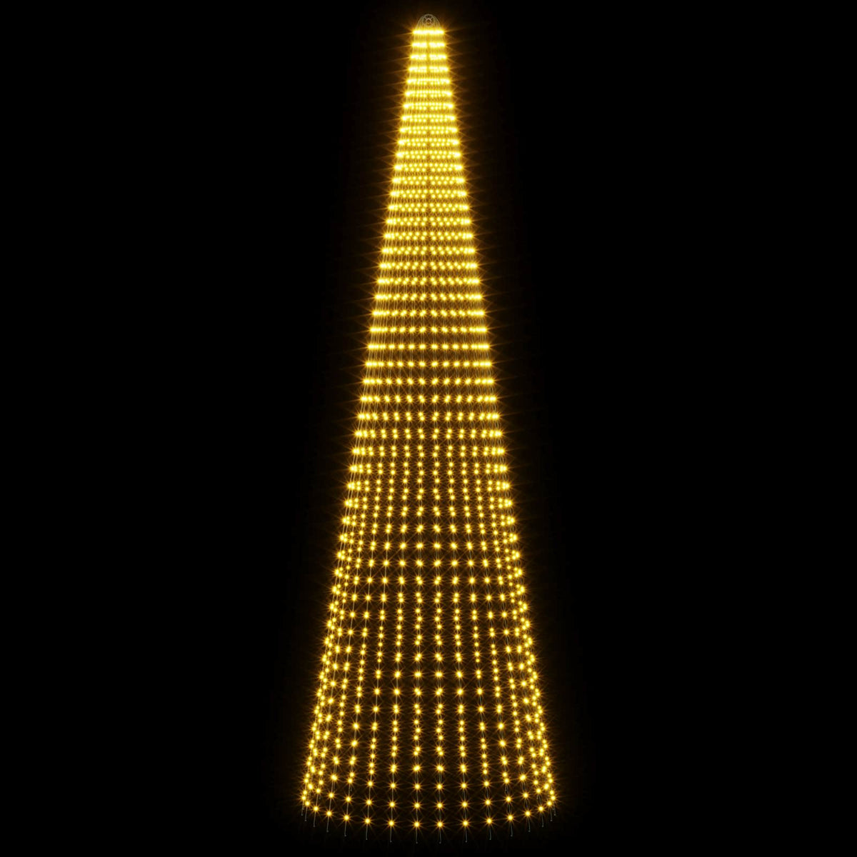 vidaXL Oświetlenie choinkowe ze szpilkami 1632 LED Ciepła biel i