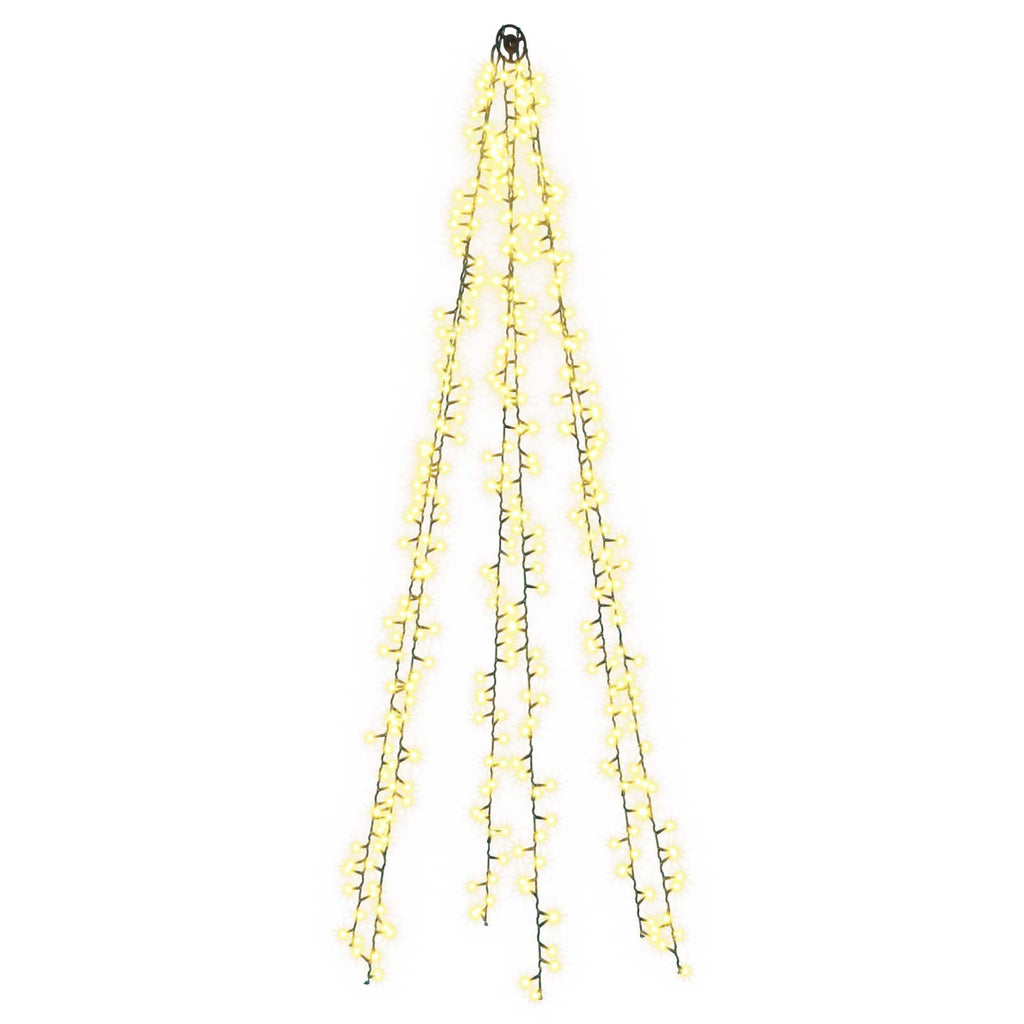 vidaXL Oświetlenie choinkowe z 6 diodami LED 540 LED Ciepła biel
