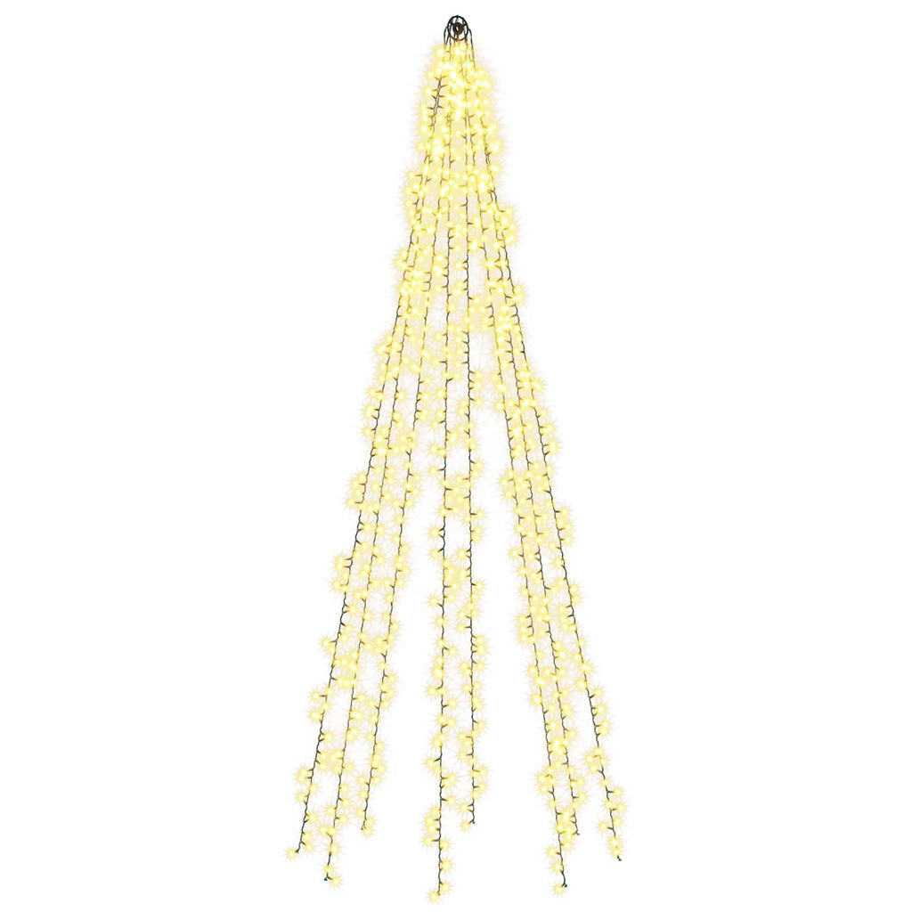 vidaXL Lampki choinkowe z 8 diodami LED 1000 LED Ciepła biel
