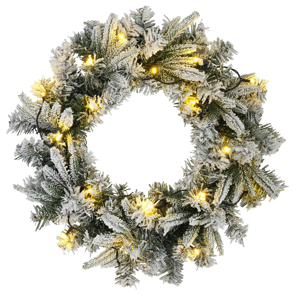 vidaXL Mini choinka świąteczna 45 cm 125 LED Ciepła biel PVC i PE